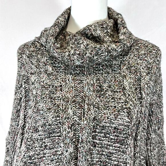 Matilda Jane chunky knit oversized marled cowl neck sweater size XS/S - Picture 5 of 8